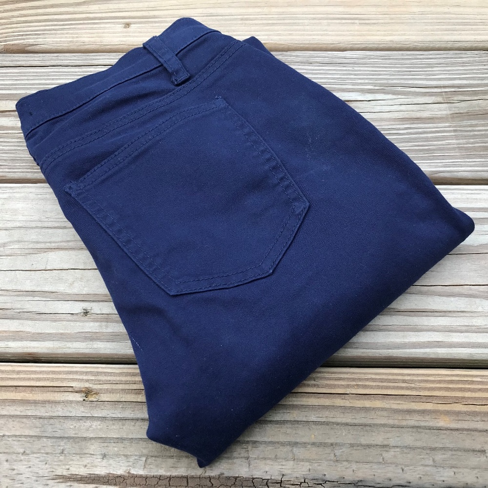 Forever 21 Women Legging Jeans Navy Blue Skinny St - Picture 2 of 8